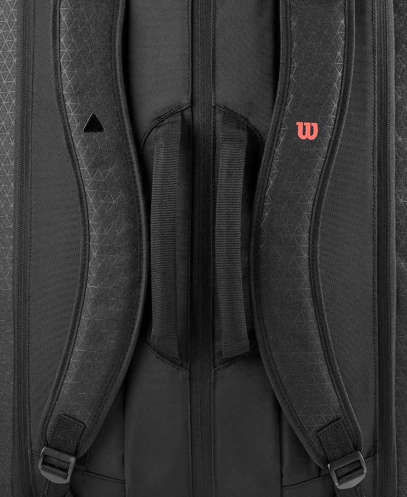 Wilson Clash V3 15PK Racket Bag Black/Red