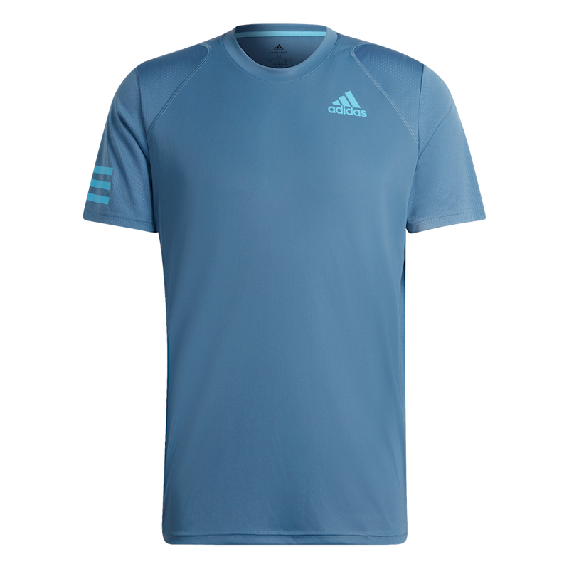 Adidas Club 3-Stripe T-shirt Blue