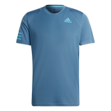 Adidas Club 3-Stripe T-shirt Blue