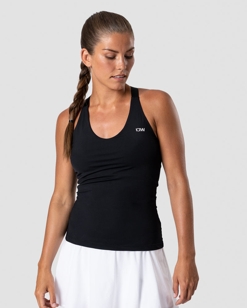 ICANIWILL Smash Padel 2-in-1 Tank Top Black