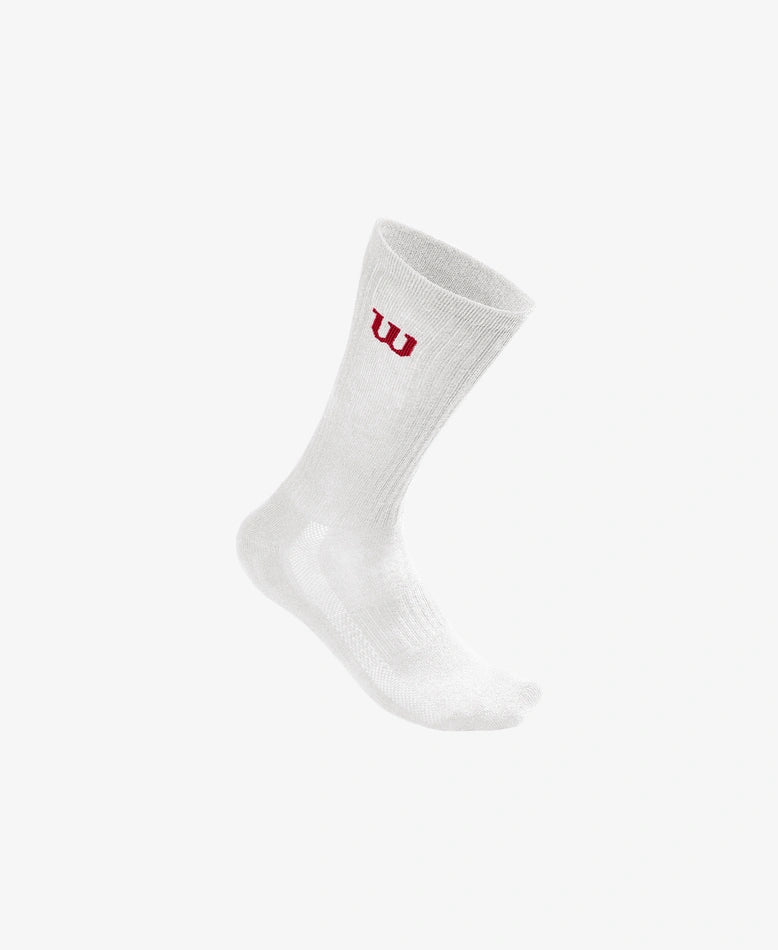 Wilson Crew Socks 3-pack One Size White