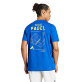 Adidas Padel Graphic Tee Navy 2024