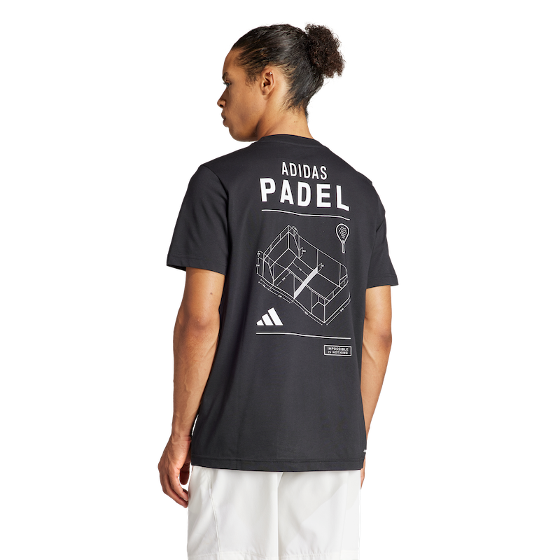 Adidas Padel Graphic Tee Black 2024