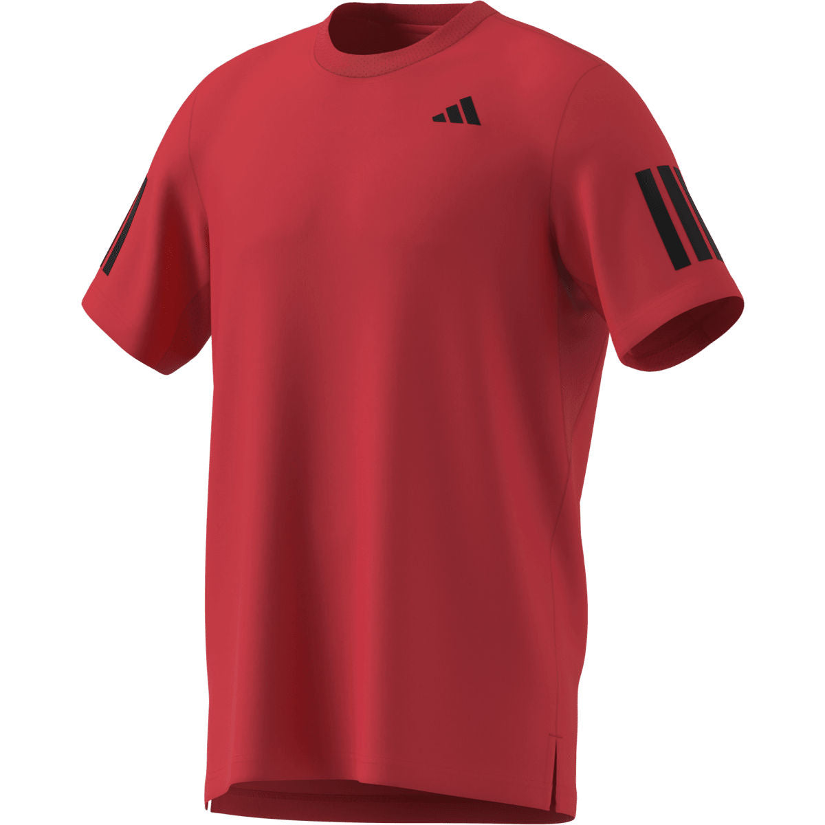 Adidas Club 3-Stripe Tee Red