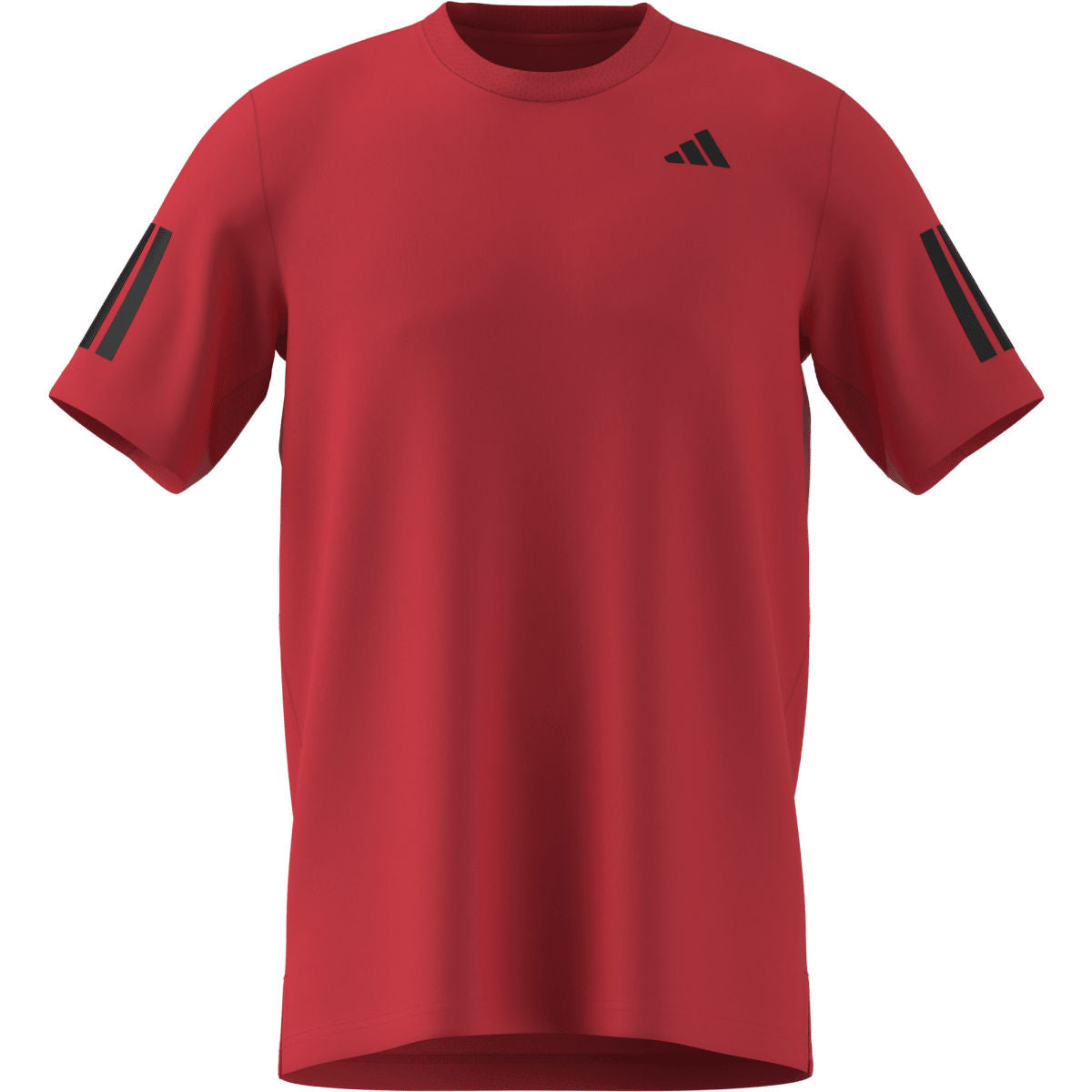 Adidas Club 3-Stripe Tee Red