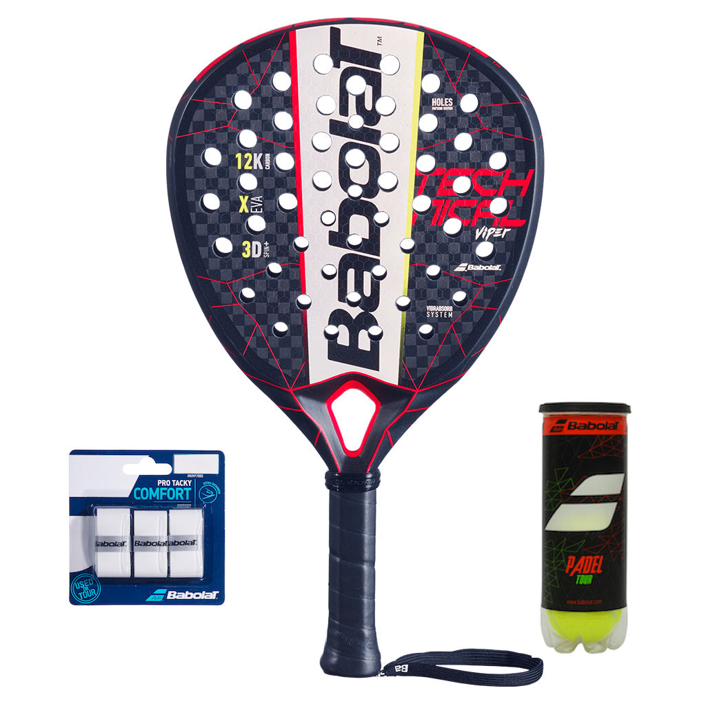 Babolat Viper Technical 2021 + 3-pack Overgrip + Padel Tour