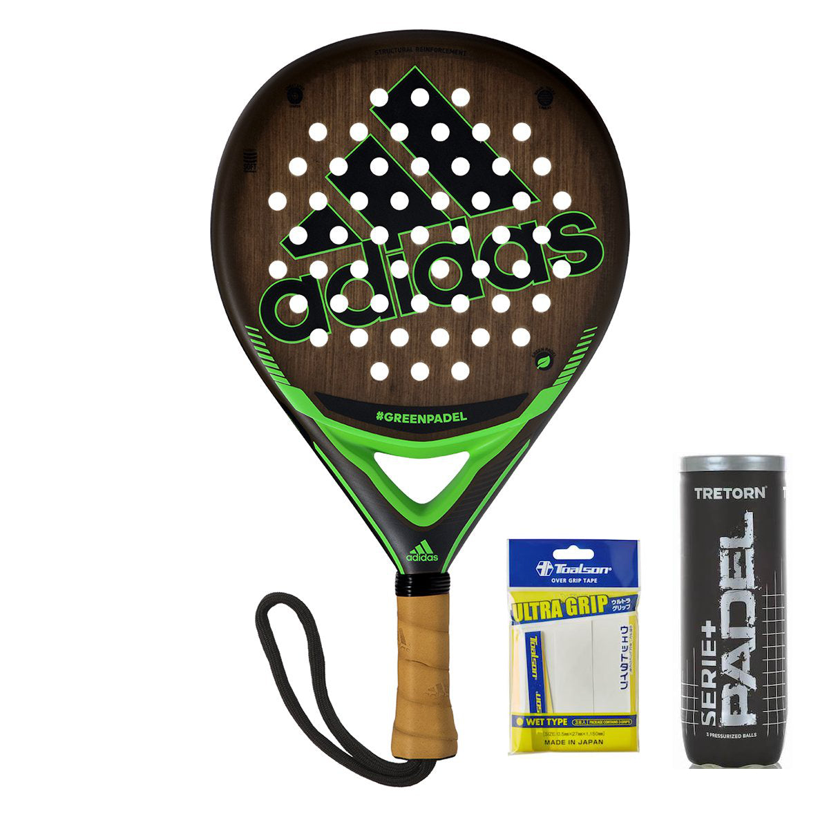 Adidas #GreenPadel 2021 + 3-pack Toalson & Serie+