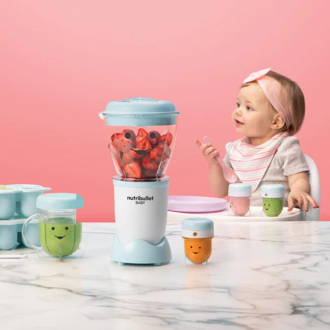 nutribullet Baby (Blue, 17-delar, Mixer/Blender)