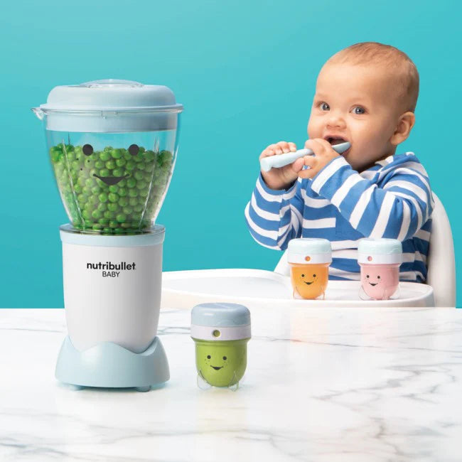 nutribullet Baby (Blue, 17-delar, Mixer/Blender)