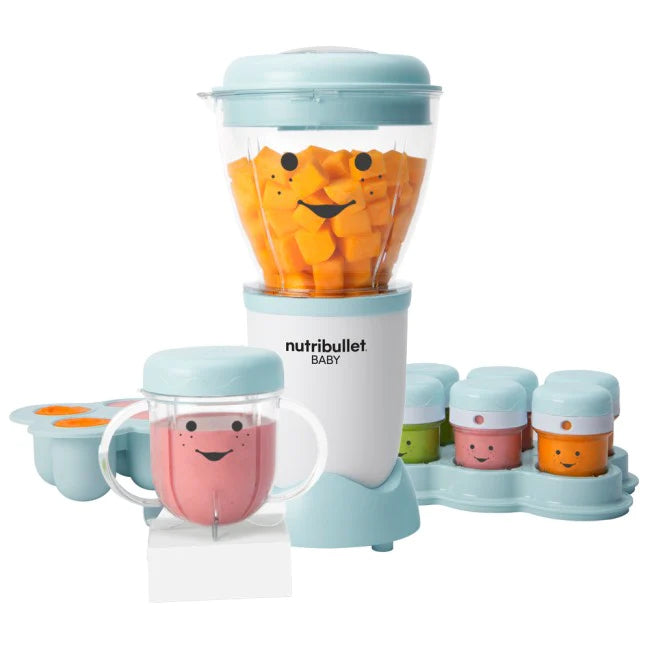 nutribullet Baby (Blue, 17-delar, Mixer/Blender)