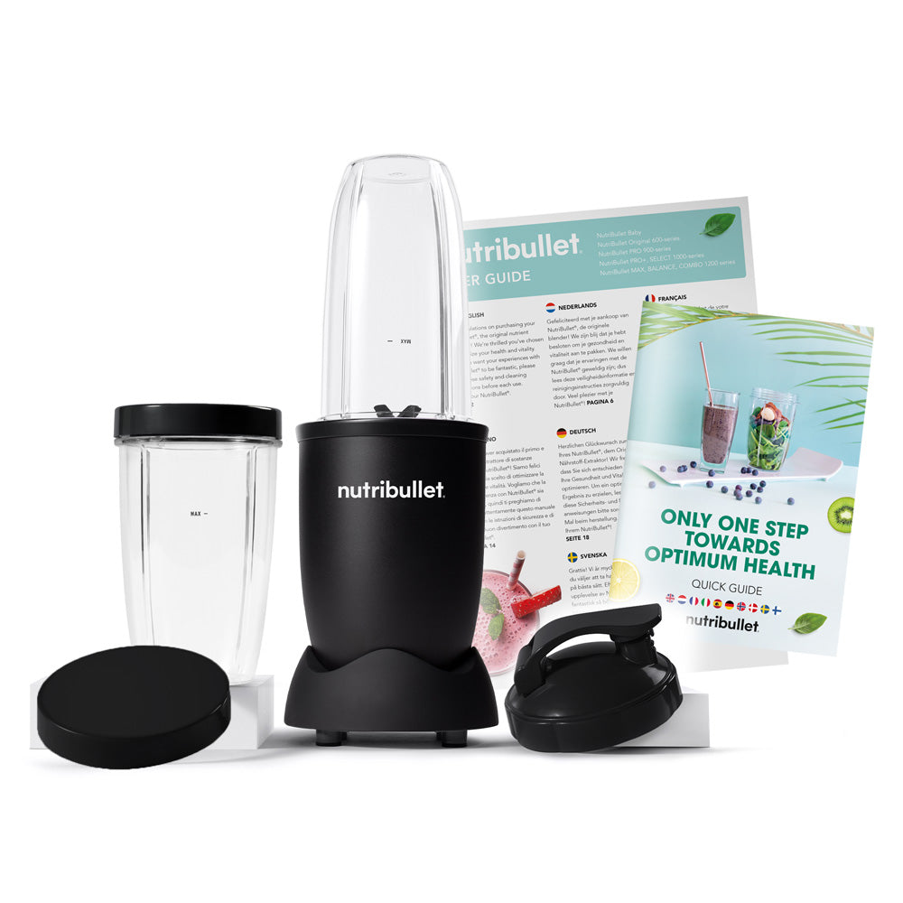 nutribullet PRO 900W Exclusive (All Black, 7-delar, Mixer/Blender)