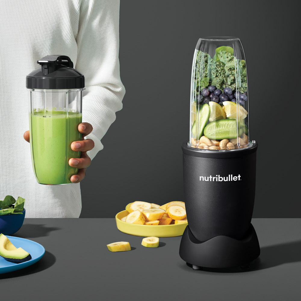 nutribullet PRO 900W Exclusive (All Black, 7-delar, Mixer/Blender)