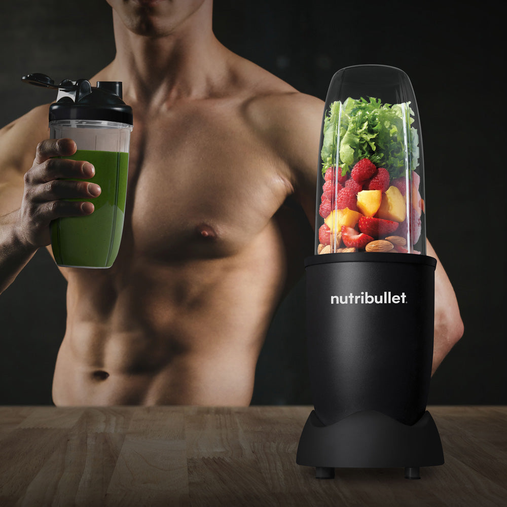 nutribullet PRO 900W Exclusive (All Black, 7-delar, Mixer/Blender)