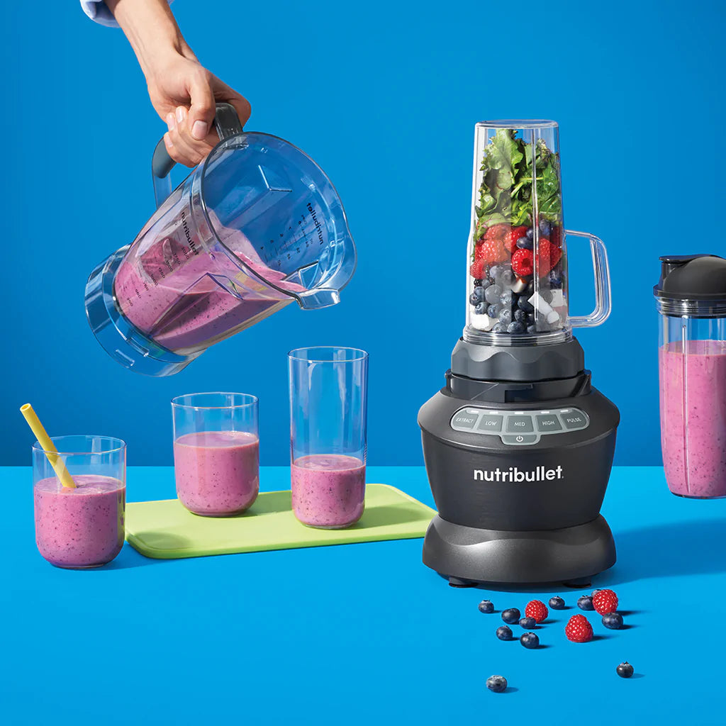 nutribullet Blender Combo 1200W (Grey, 10-delar, Mixer/Blender)